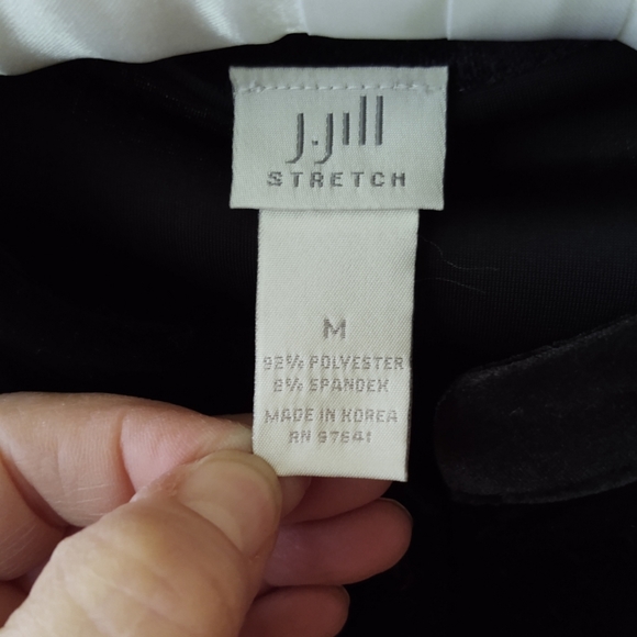 Stretch velveteen top - Picture 3 of 4